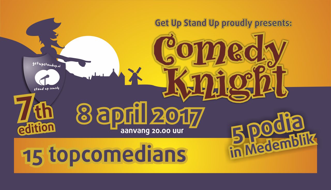 Line-up ComedyKnight 2017 bekend