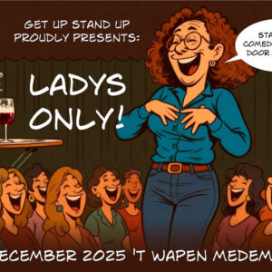 Ladies only Comedy middag 14 december